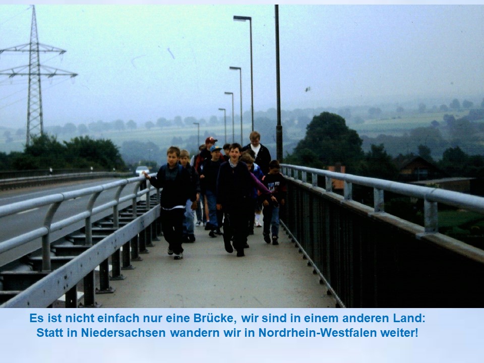 Weserwanderung Brcke 