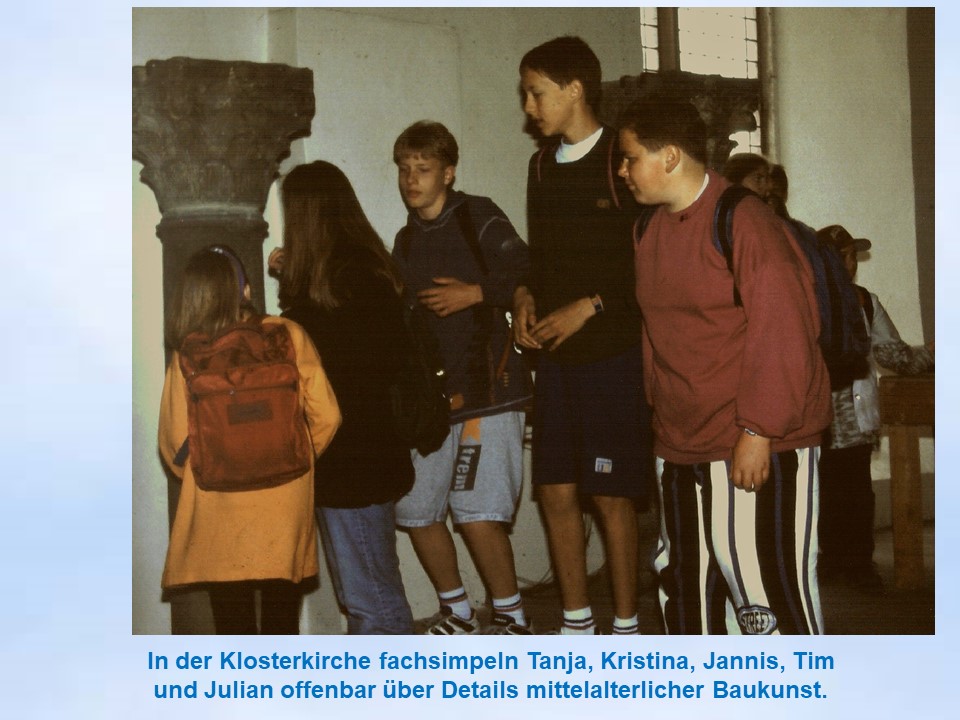 1996 Kloster Corvey Kirche Kinder innen