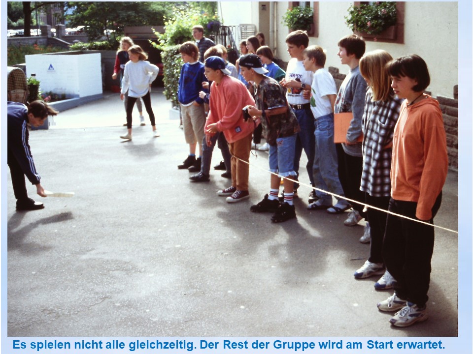1996 Freizeit Quatsch-"Olympiade" vor  DJH Holzminden