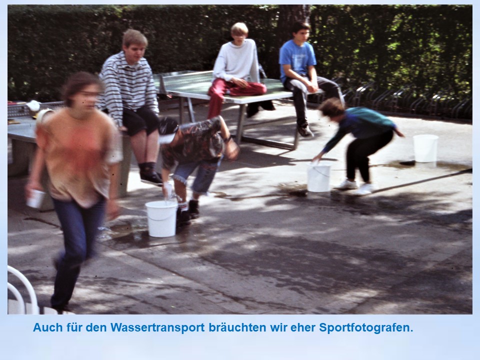 1996 Freizeit Quatsch-"Olympiade" vor  DJH Holzminden