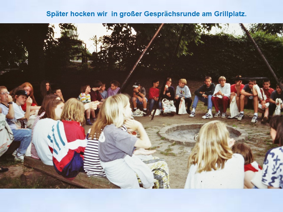 1996 Gruppe am Grillplatz DJH Holzminden