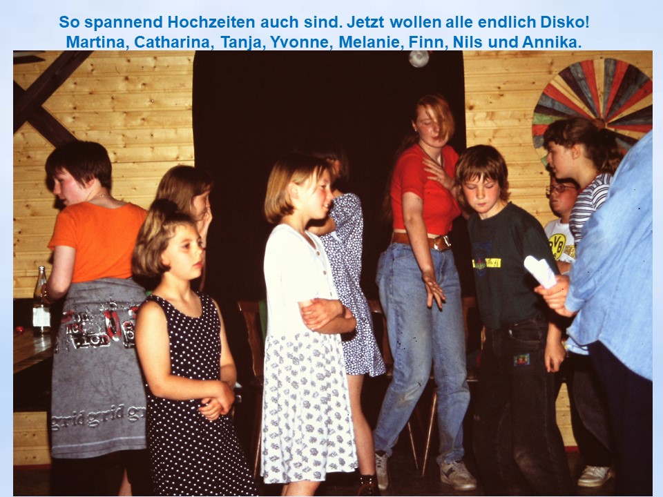 1996 Sommerfreizeit Holzminden Disko