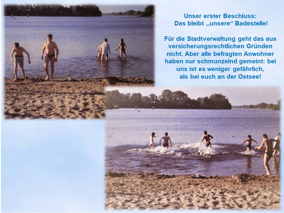 Sommerfahrt 1997 Havelstrand Brandenburg