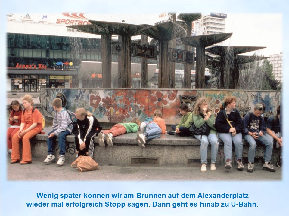 Alexanderplatz Brunnen 1997 