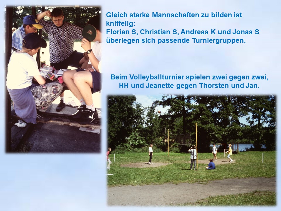 1997 Sommerfreizeit Brandenburg Volleyball