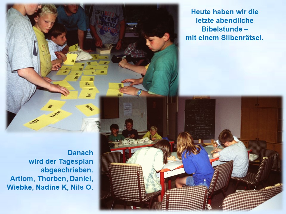 Bibelstunde Silbenrtsel