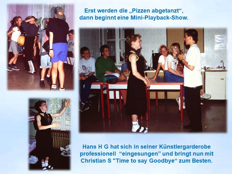 Sommerfahrt Brandenburg 1997 Mini-Playback-Show