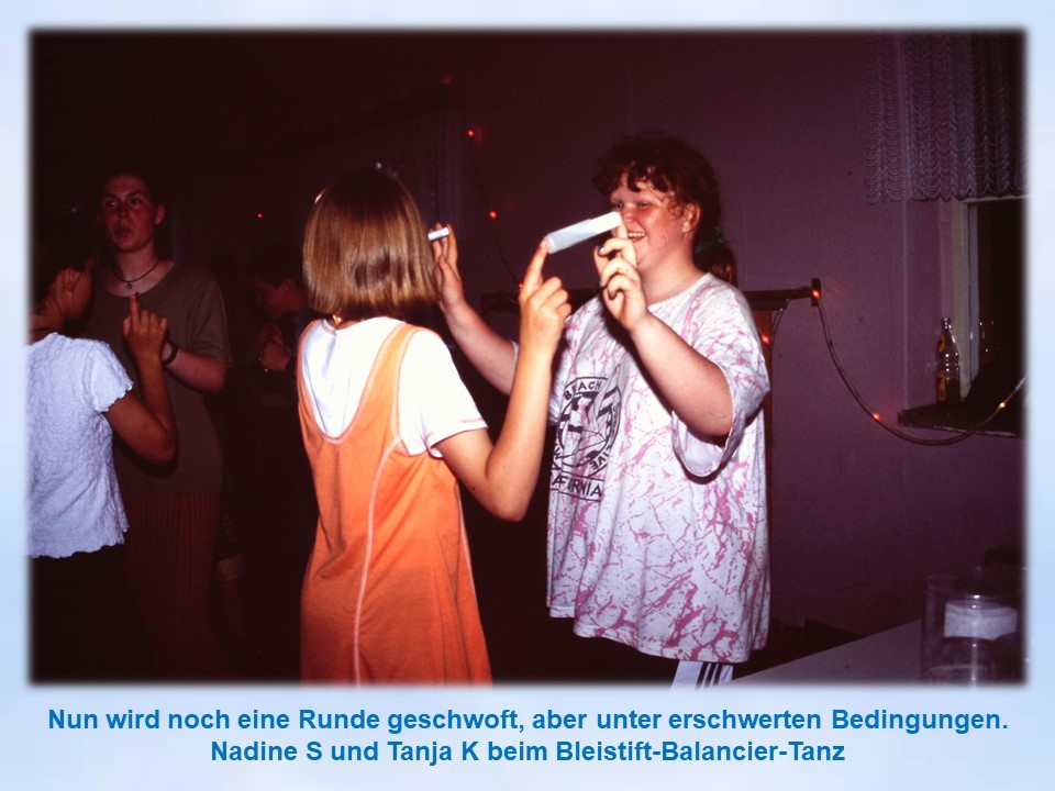 Abschlussabend Jugendherberge 1997 Brandenburg
