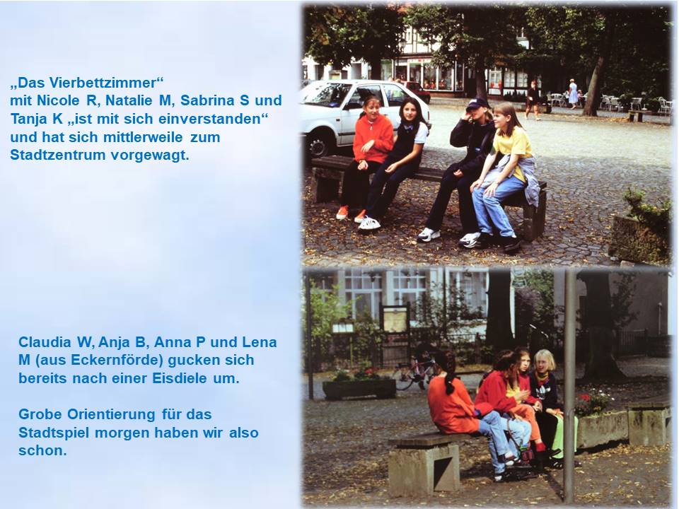 1998 Bad Essen Kinder bei Stadterkundung