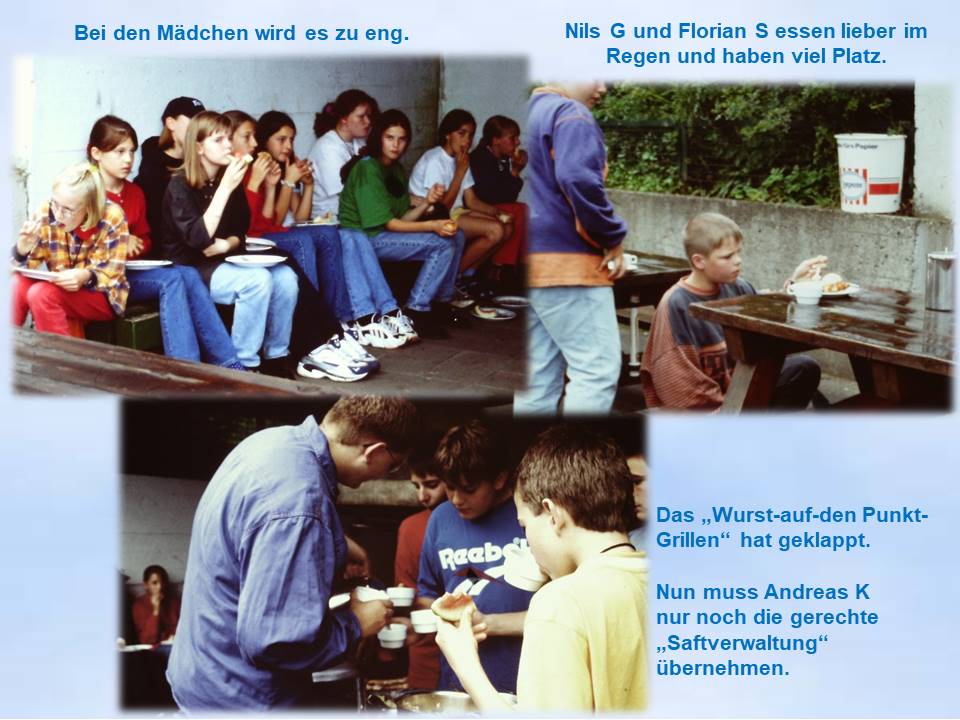 1998 Sommerfahrt  Bad Essen Grillen DJH