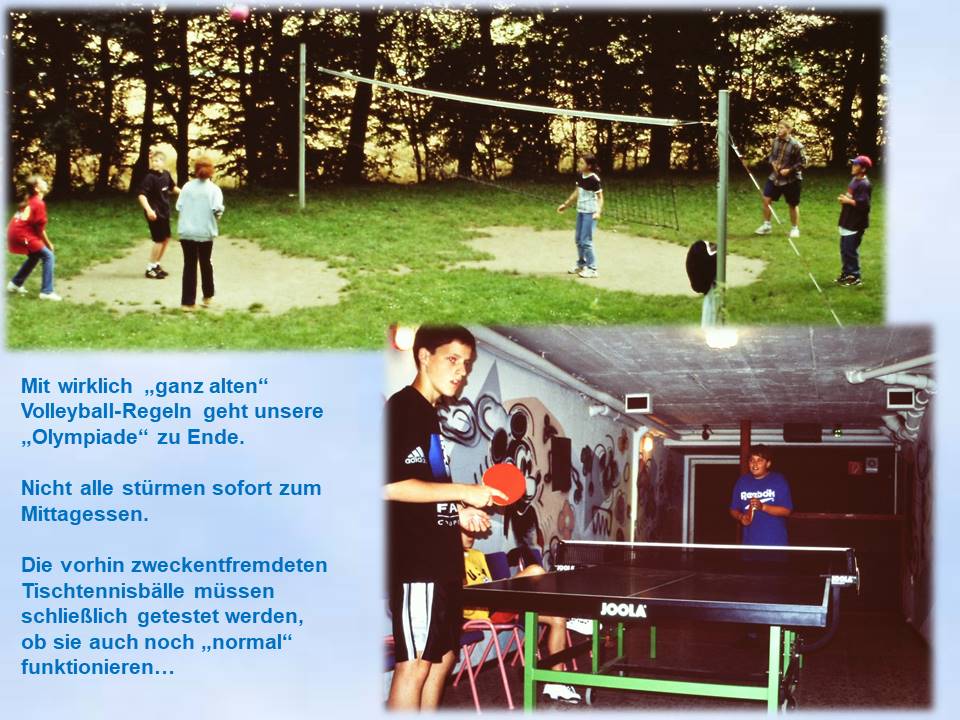 1998 Sommerfahrt  Bad Essen Volleyball