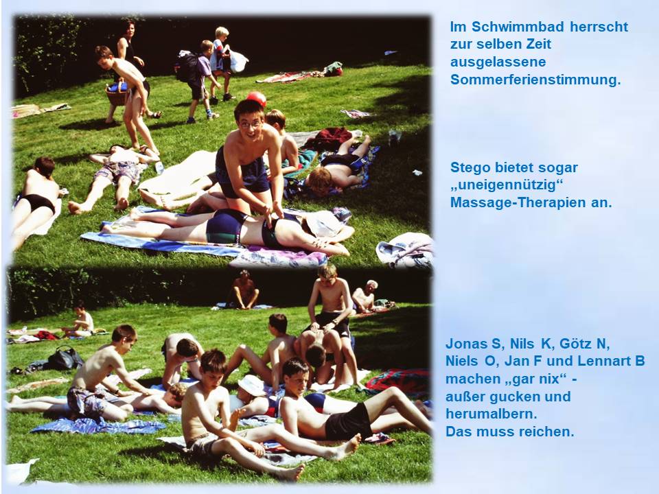 Sommerfahrt 1998 Bad Essen Solefreibad