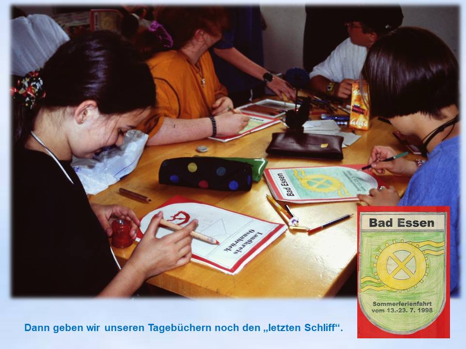 Freizeittagebcher Bad Essen 1998