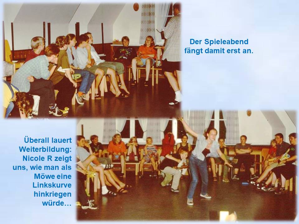 1999 Sommerfahrt Spieleabend