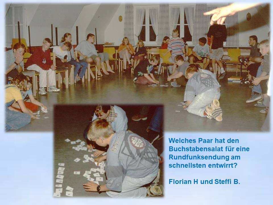 1999 Sommerfahrt Spieleabend