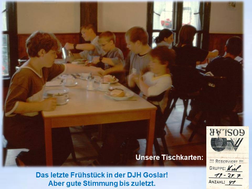 1999 Goslar DJH Frühstück