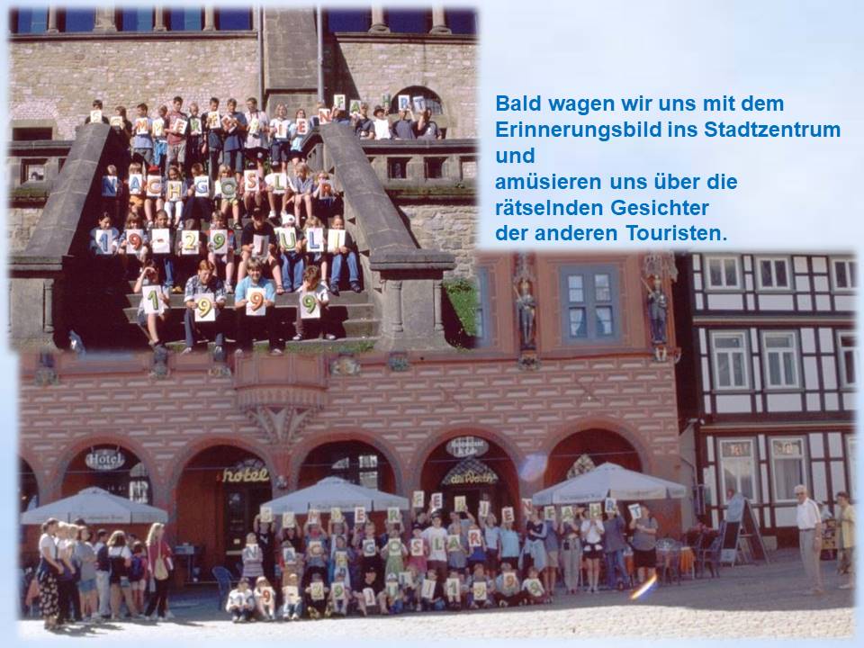 1999 Goslar Kaiserpfalz Buchstabenbild