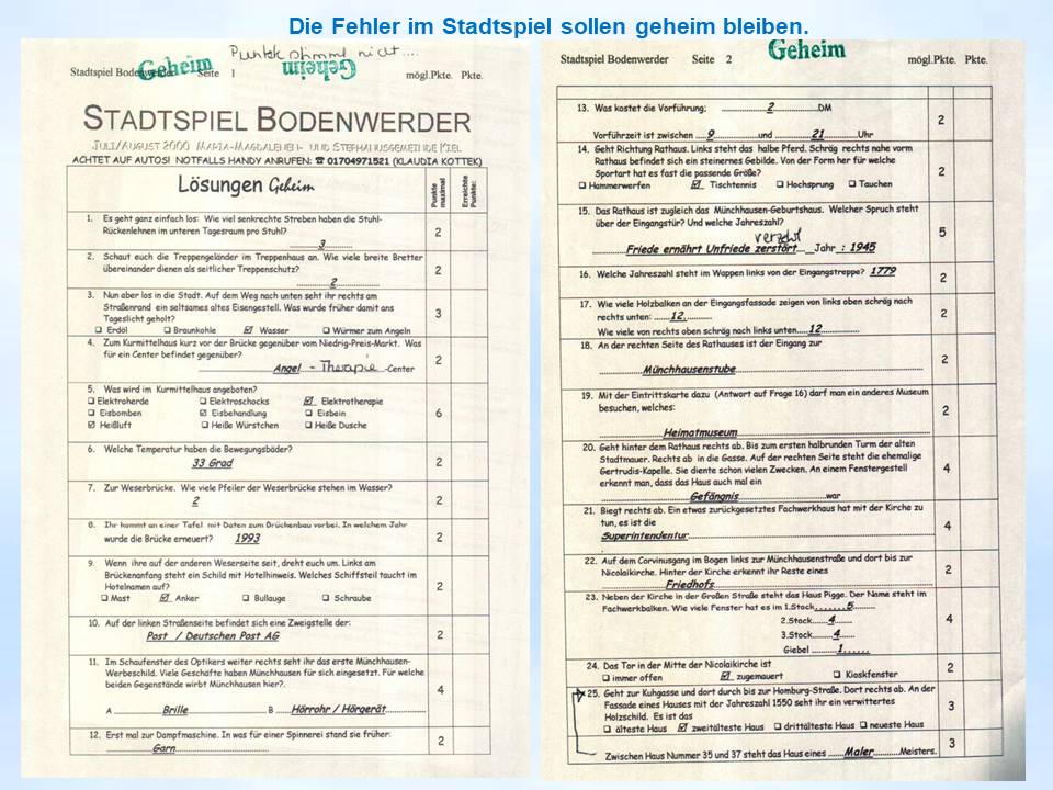 2000 Bodenwerder Stadtspiel Seiten 1-2 geheim