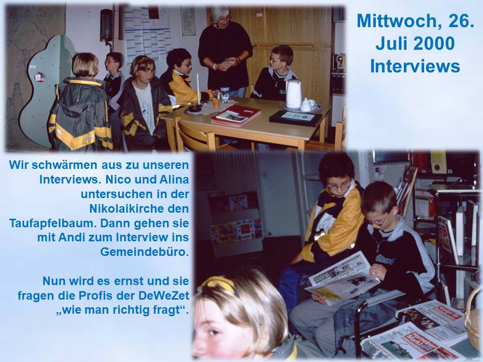 2000 Bodenwerder Sommerfahrt Interviews
