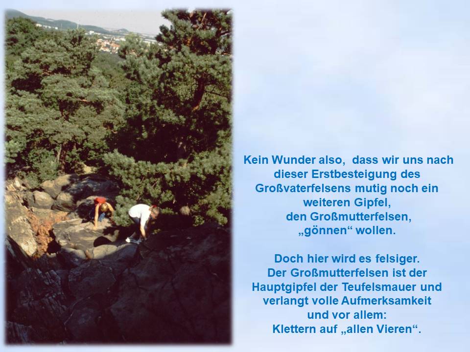 2001 Blankenburg Großmutterfelsen
