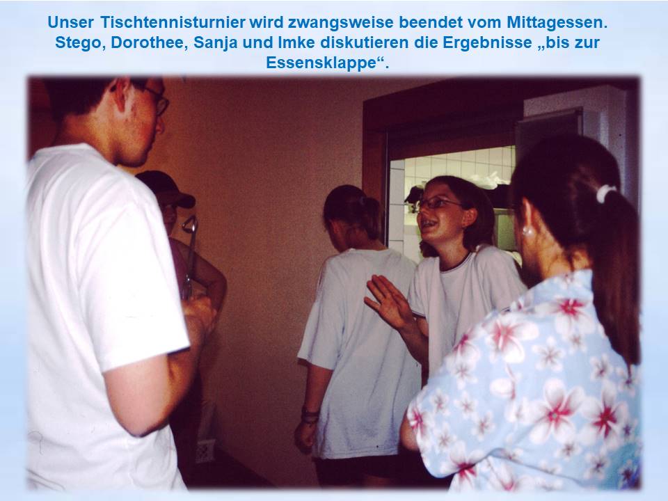 2001 Blankenburg Diskussion bis zur Essensklappe