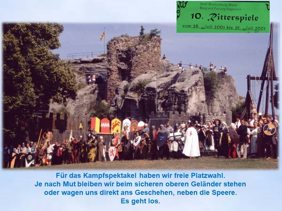 2001 Ritterspiele Burg Regenstein