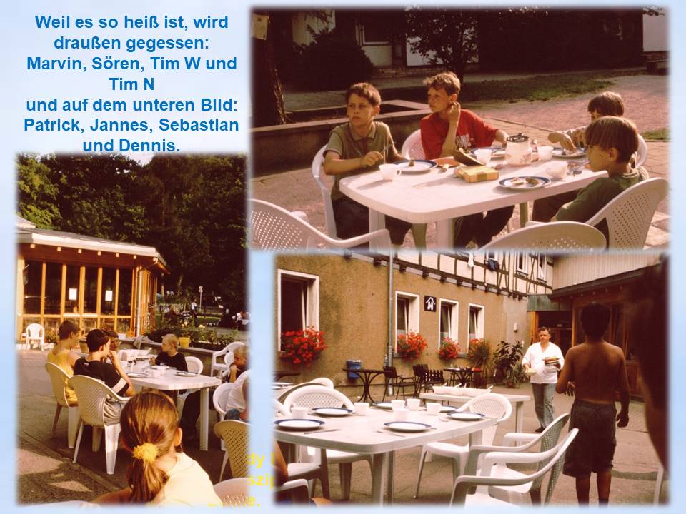  2001 Blankenburg Jugendgästehaus Abendessen