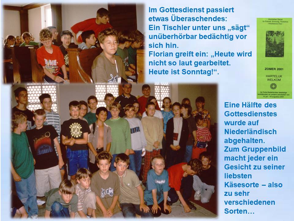 2001 Blankenburg Gottesdienst  Gruppe