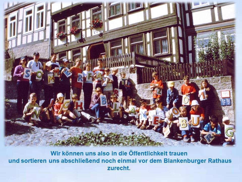 2001 Blankenburg Sommerfahrt Buchstabenbild