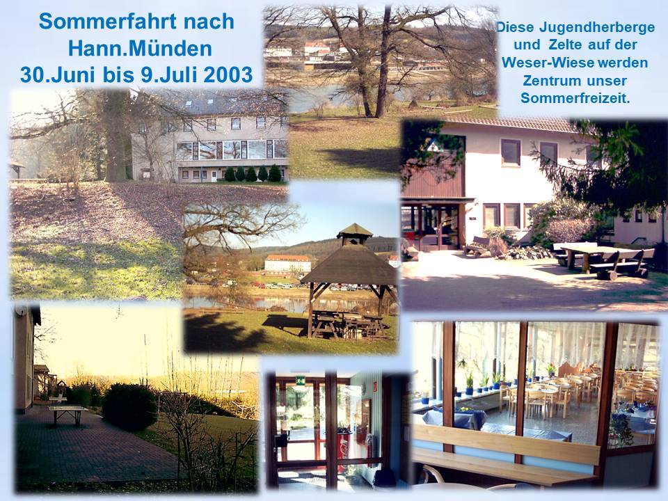 2003 Sommerfahrt Hann.Mnden DJH