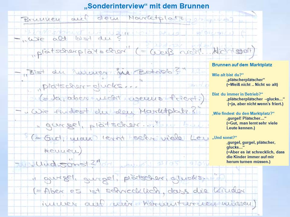 2003 Sommerfahrt Hann.Münden Interviews