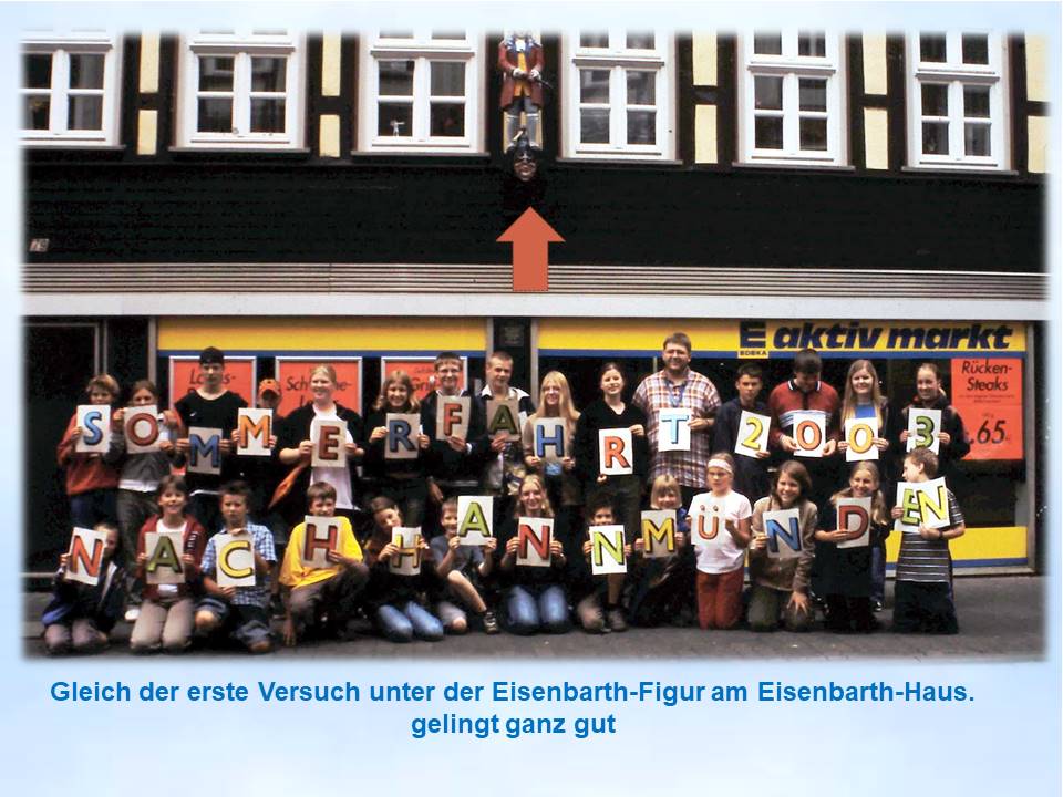 2003 Sommerfahrt Titelbild Internet Buchstabenbild