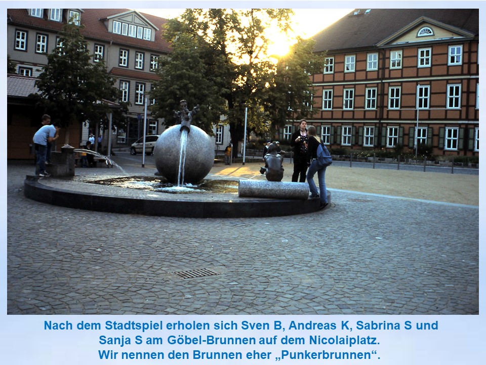 Wernigerode Nicolaiplatz Punkerbrunnen;