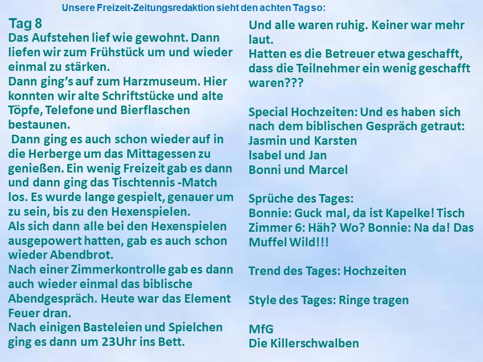 2004 Wernigerode Killerschwalben Freizeitzeitung