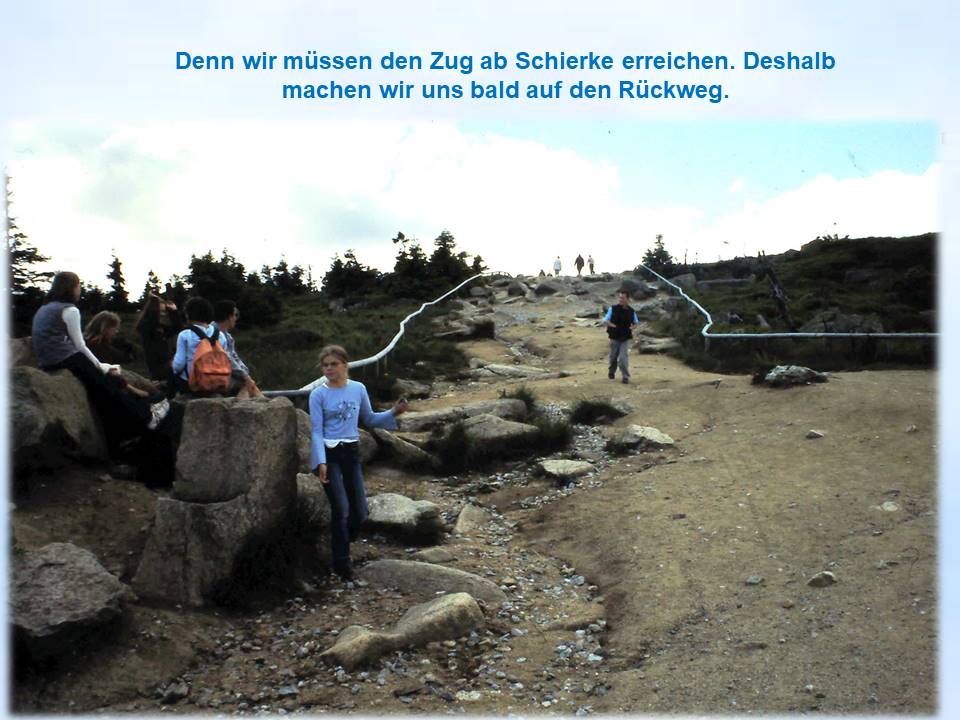 2004 Sommerfahrt Brocken Gipfel