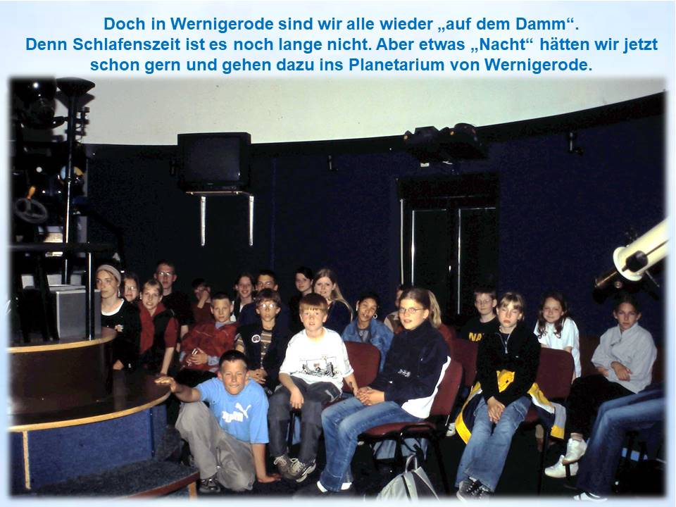 2004 Wernigerode Sommerfahrt Planetarium