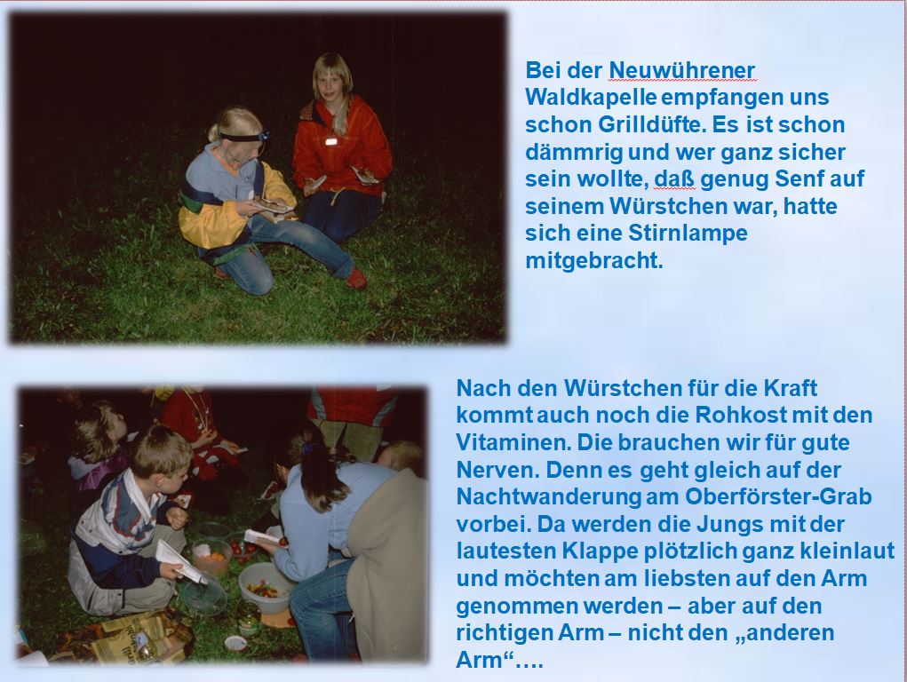 2005 Trinitatis Grrillen bei der Waldkapelle Nuewhren