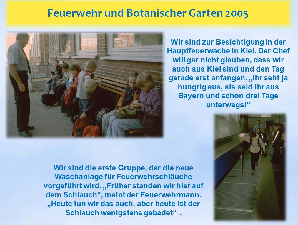 2005 Jungschar Besuch Hauptfeuerwache Kiel