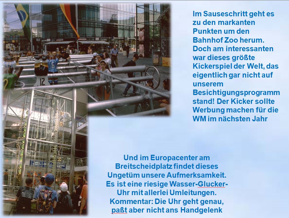 Sommerfahrt 2005  Berlin Breitscheidplatz