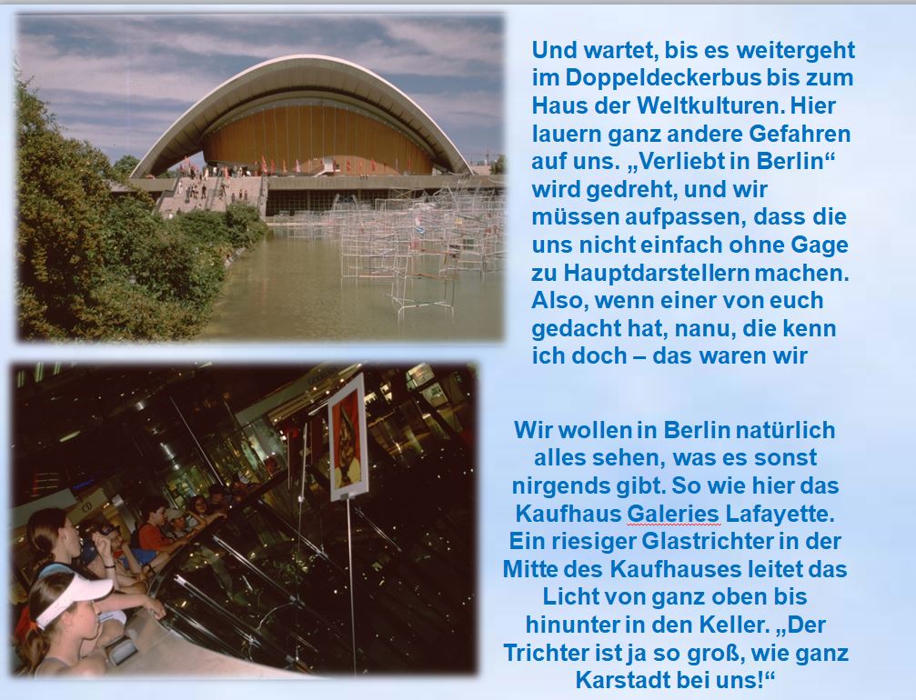 Berlin Haus der Kulturen der Welt Sommerfahrt 2005