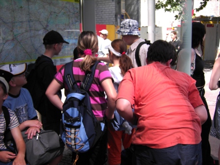 Berlin warten auf Bus 100