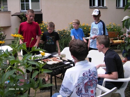 Altes Haus Potsdam Grillen im Garten