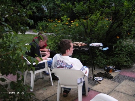 Altes Haus Potsdam Grillen im Garten