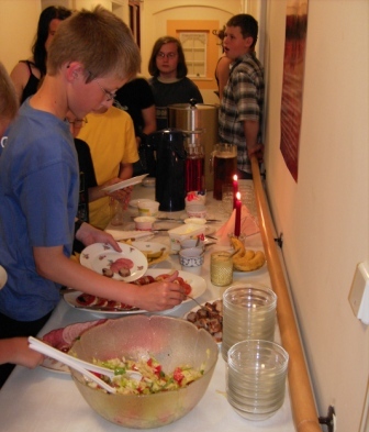 Altes Haus Potsdam Kieler Sommerfahrt 2005 Abendessen