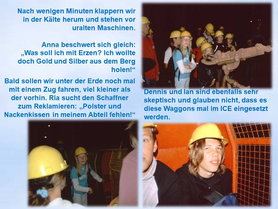 Sommerfafhrt 2006 Gruppe im Bergwerk Kleinenbremem