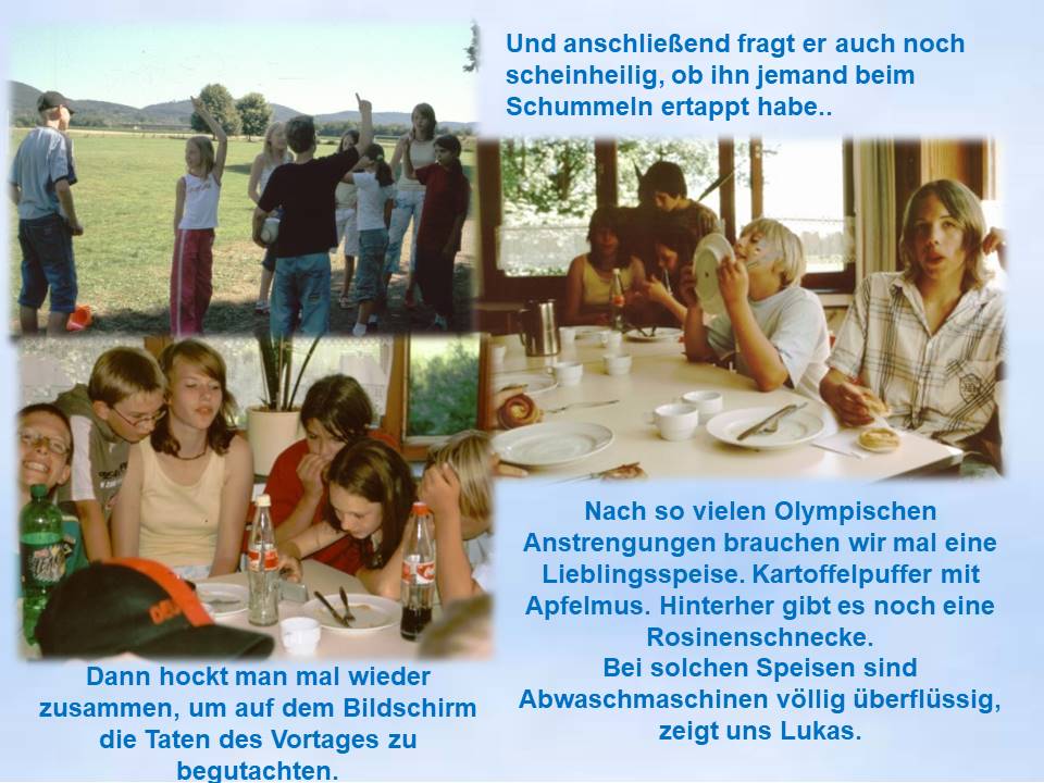 2006 Rinteln Freizeitolympiade Kartoffelpuffer mit Apfelmus