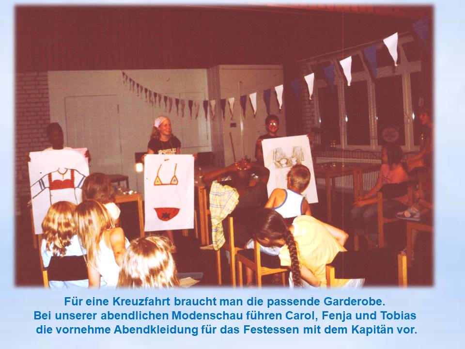 2007 Kreuzfahrt Garderobenmodeschau