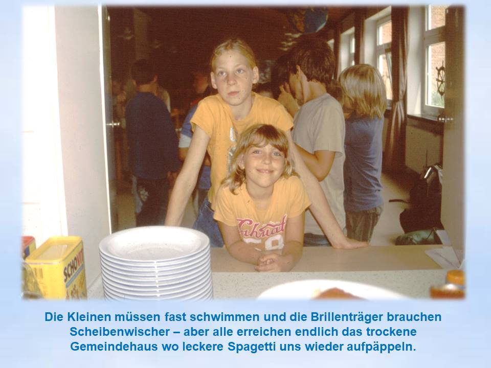 2007 Sommer am Wasser Mittag im Gemeindehaus Maria-Magdalenen