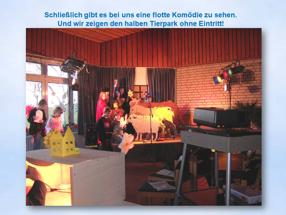 2007  Bunter Abend Adventsstck nmit Tierpark auf der Bhne