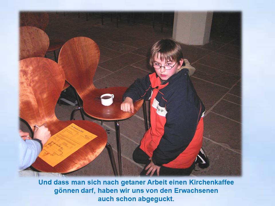 2007 Nikolaikirche Kiel Pause nach Kirchenrallye